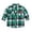 Green, variant on Jamicy Boys Long Sleeve Tops Toddler Boys Girls Long Sleeve Plaid Shirt Button-Down Flannel T-Shirt Kids Tops