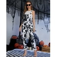 thumbnail image 5 of Cow Print Overalls for Women Fashion Animal Pants Cute Jumpsuits Bibs Coveralls, 5 of 8