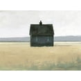 thumbnail image 2 of Wiens, James 24x19 Black Ornate Wood Framed with Double Matting Museum Art Print Titled - Lonely Landscape II, 2 of 4