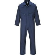 Portwest C813 Men's Liverpool Lightweight Safety Coverall Black, Large