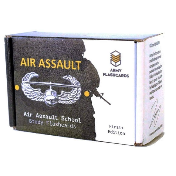 Army Flashcards- Air Assault School Study Flashcards | 100 of The Most Important Topics from Sabalauski AASLT School