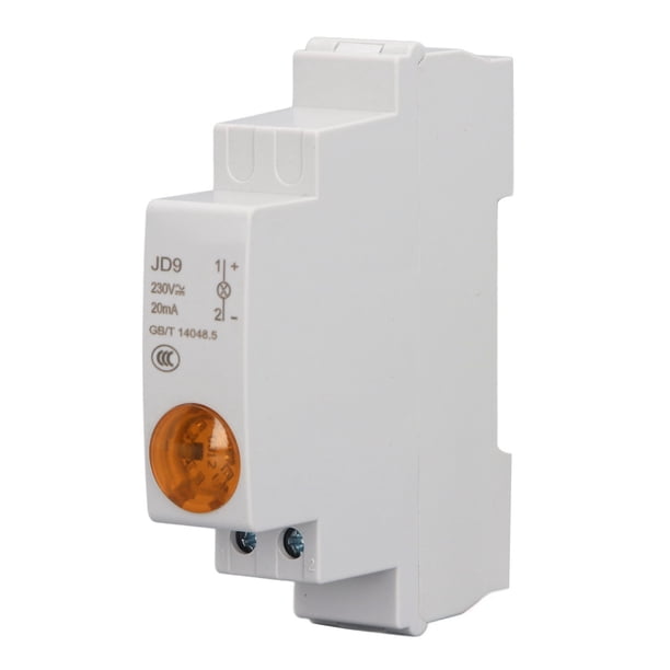 Luz De Riel DIN, Luz Indicadora LED De Riel DIN IP20 Instalación Simple CA CC 230 V Para área Residencial