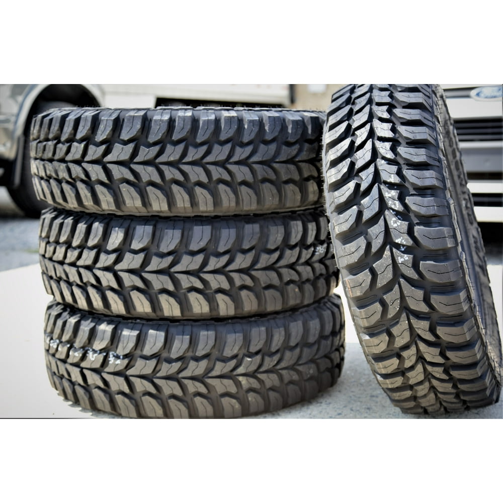 Set of 4 (FOUR) Crosswind M/T LT 225/75R16 Load D 8 Ply MT Mud Tires