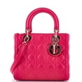 thumbnail image 1 of Pre-Owned Lady Dior Bag Cannage Quilt Lambskin Medium By Rebag, 1 of 6