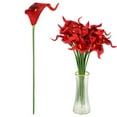 thumbnail image 2 of Miyuadkai Single Calla Lily Artificial Flower, 1 Piece Artificial Calla Flowers for Home Kitchen Wedding Table Decoration, 1 Artificial Calla Lily Flower, 2 of 9