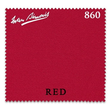 7' Simonis 860 Pool Billiard Table Cloth - Red - AUTHORIZED DEALER