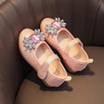 thumbnail image 3 of ASFGIMUJ Girls Sandals Fashion New Pattern Water Diamond Decoration Cute Lightweight Comfortable Hook Loop Princess Shoes,Size 4.5 Years-5 Years, 3 of 9