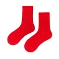 thumbnail image 1 of Women's Solid Color Medium Tube Socks Light And Thin Spring And Summer Candy Colored Multi Colored Four Season Soft Socks, 1 of 2