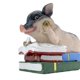 thumbnail image 4 of Toystoory Estatua de cerdo de resina, Mini adornos de cerdito, escultura de jardín con forma de animales, figurita de escritorio para sala de Decoración del hogar aprendiendo cerdo, 4 of 5