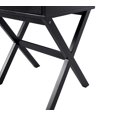 thumbnail image 4 of Bika Home Furniture M180426-1-B X- Frame End Table, Black - 25.75 x 18.9 x 15.75 in., 4 of 6