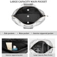 thumbnail image 3 of 22 Inch Oversized Travel Bag Lightweight Canvas Weekender Duffel with Multi Pockets, Animal Print, 3 of 5