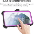 thumbnail image 5 of SOATUTO for Samsung Galaxy S22 Plus 5G Case Full-Body Protective Built-in Screen Protector Sand Belt Clip Dustproof Anti-Scratch Armor Phone Case Cover Samsung Galaxy S22 Plus 6.7 inch - Purple, 5 of 7