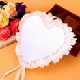 thumbnail image 4 of Decoración de la boda, almohada romántica del portador del anillo de la almohada del anillo de los favores de la boda de la rosa meticulosamente diseñada, 4 of 8