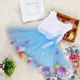 thumbnail image 3 of GYRATEDREAM Toddler Baby Girls Flower Princess Bowknot Party Dress Lace Tutu Dresses 0-4 Years, 3 of 10