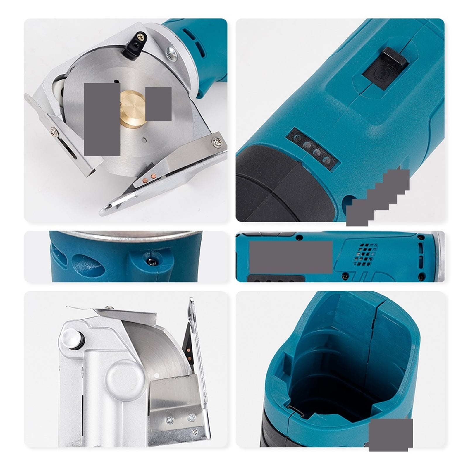 Electric Round Scissors Rotary Fabric Cutting Cloth Handheld Machine Leather Felt Cutting Power Tool ,Sharp & Durable