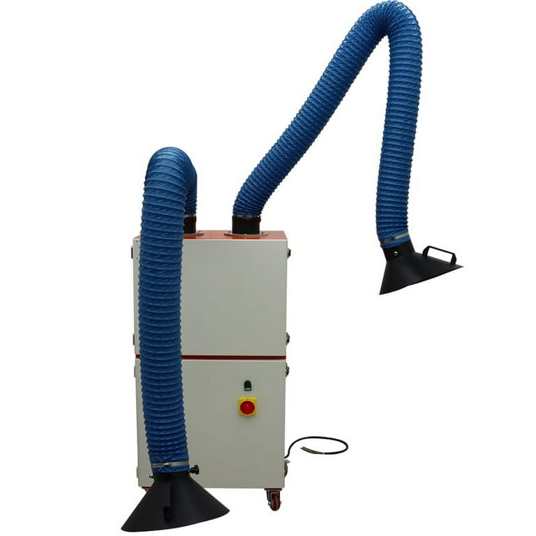 INTSUPERMAI 220V Portable Dual-Arm Welding Fume Extractor