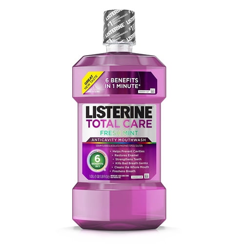 Listerine Total Care Teeth Defense Anticavity Mouthwash 1 Litre