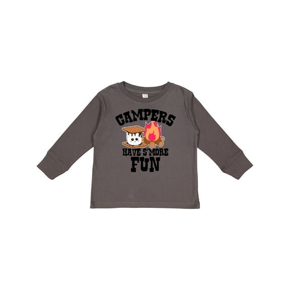Inktastic Campers Have Smore Fun Boys or Girls Long Sleeve Toddler T-Shirt
