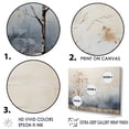 thumbnail image 3 of Designart "Tranquil Minimalism In Beige And Blue Countryside I" Countryside Floater Framed Wall Art Prints, 3 of 5