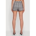 thumbnail image 5 of Womens Haute Monde Plaid Pleated Faux Wrap Asymmetrical Skort, 5 of 5