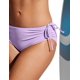 thumbnail image 3 of Bombacha de Bikini CRZ YOGA Tiro Medio con Lazos Laterales Fruncidos Morada M, 3 of 3