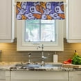 thumbnail image 3 of Dreamtimes Funny Halloween Valance Curtains for Kitchen or Bathroom, 54x18in Valances Window Treatment Rod Pocket Drape Light Filtering Living Room Bedroom Decor, 3 of 6