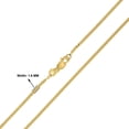 thumbnail image 3 of 10K Yellow Gold 1.5mm Diamond Cut Gourmette Chain with Lobster Clasp - 20 Inch, 3 of 6