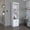 White#2, variant on Dining Room Sideboards, Kevil 71-Inch Tall Bar Cabinet 5-Tier Modern Bar Cabinet with Glass Holder Stemware Rack, Wine Cabinet, Liquor Cabinet, 12 Bottle Cubbies, 5 Shelves, and Pull Out Tray