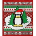 thumbnail image 4 of Old Glory Youth Penguin on Ice Ugly Christmas Sweater Long Sleeve Sweatshirt, 4 of 6
