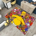 thumbnail image 2 of Dreammotif Colorful Simpson Modern Rug, Area Rugs For Living Room, Big Bedroom Decor For Teens, Game Room Decor,, 2 of 7