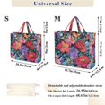 thumbnail image 2 of FORMRS Womens Corduroy Tote Bag Crossbody Shoulder Handbag with Pocket, Serene Floral Pattern, 2 of 7