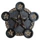 thumbnail image 1 of Billuyoard Divination Candlestick Resin Candles Holder Craft Photo  Prop Iluminación y accesorios Cobre negro, 1 of 1