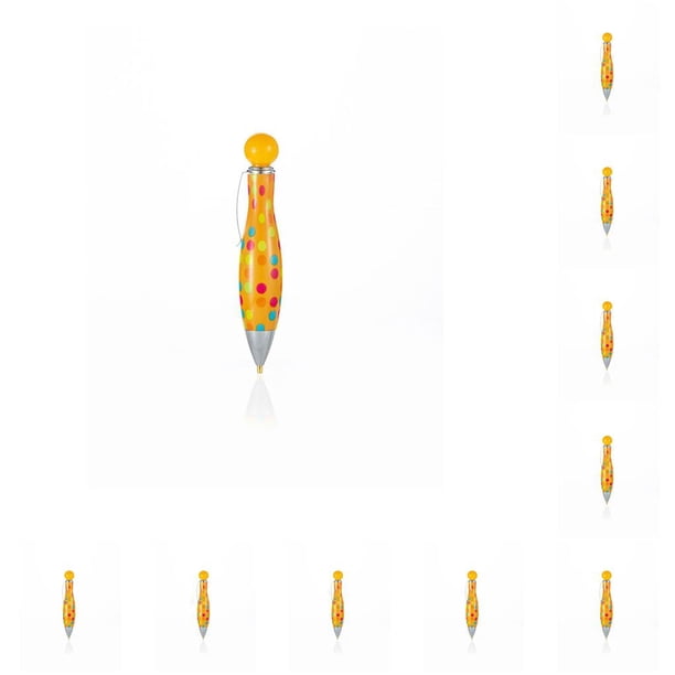 Cateissary Point Drill Pen Bowling Style Herramienta de perforación multifuncional Suministro de bricolaje Accesorios de bordado Decoración de uñas naranja 10piezas Cateissary CBP350143