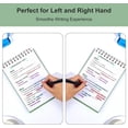 thumbnail image 4 of xianyou-Top Spiral Notebook, Steno Pads College Ruled, 160 Pages Top Bound Notebook, 6 × 8 Steno Pads Left-Handed Notebooks for Work School Office Business, Green, 4 of 4