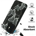 thumbnail image 2 of Compatible with iPhone 11 6.1 Inch 2019 Black Silicone Butterfly Case, Soft TPU Anti Bump Silicone Case Cute Butterfly Pattern Design for Female Girls, 2 of 6