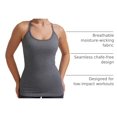 thumbnail image 4 of Musculosa CRZ YOGA sin costuras con corpiño incorporado Gris M, 4 of 8