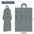 thumbnail image 6 of Tirrinia Hood Wearable Fleece Blanket with Sleeves for Adult Women Men, Super Soft Comfy Plush Functional TV Blanket Throw Cuddly Wrap Cover for Bed Sofa and Lounge Chair Couch, Gray, 6 of 7