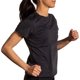thumbnail image 2 of PLAYERA BROOKS MUJER LUXE SHORT SLEEVE NEGRO RUNNING negro 00M, 2 of 4