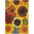 thumbnail image 2 of Sunflower Flowers Rectangle Tablecloth, Dust Proof Anti Wrinkle Wipeable Table Cloth Tabletop foration of Dinner Kitchen Wedding Holiday Party 60"x120" Decor Gift, 2 of 7