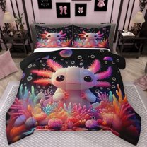 Castle Fairy Axolotl 2-Piece Twin Comforter Set