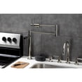 thumbnail image 2 of Kingston Brass KS4706DL Concord Deck Mount Pot Filler Faucet, Polished Nickel, 2 of 8