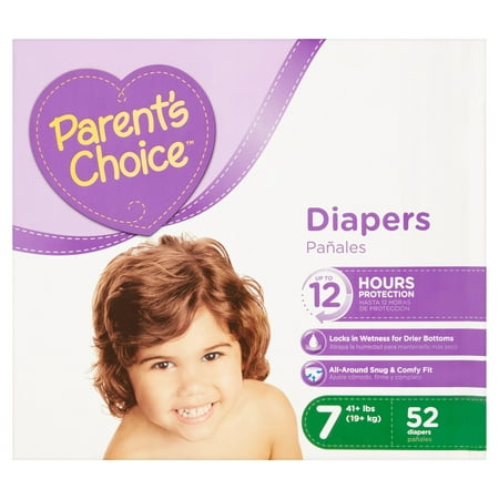 parents choice diapers size 7