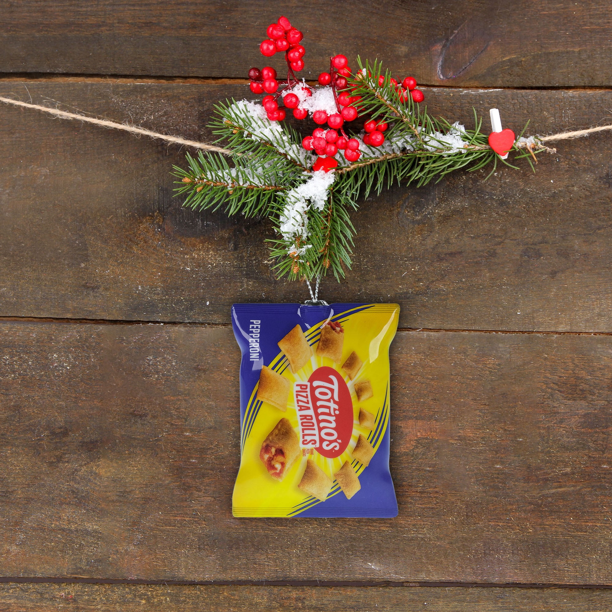 General Mills Totino's Pizza Rolls Christmas Tree Ornament