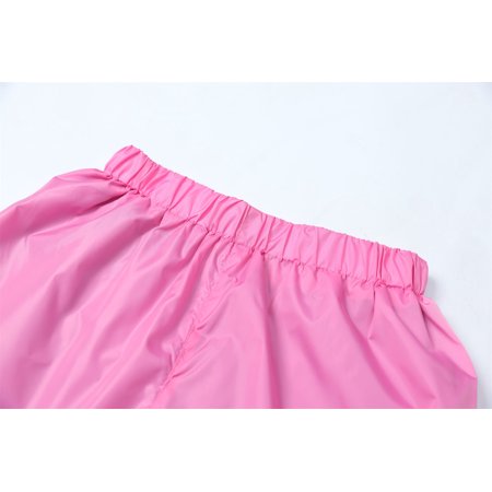 

nsendm Windproof Children Fabric Water-proof Trousers Dungarees Pants Kids Mud Bottoms Warm Girls Rain Baby Rainbow Raincoat Childrenscostume Hot Pink 2-3 Years