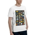 thumbnail image 2 of Bingfone Teeth Men'S Loose Fit Short-Sleeve Pocket T-Shirt, 2 of 7