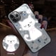 thumbnail image 3 of OPPO A57 A77 A96 A93 A76 A16 A15 A15S A94 A74 A95 A92 A52 A53 A54 A12 A7 A5S Reno 8 7 Pro 6 Lite 6Z 5Z 8Z 7Z 5 5F 4 Gatos Robusto Sonido De Vidrio Activado Pajarita Ligera Estuche Avanzado, 3 of 3