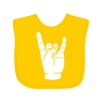 Inktastic Rocker Horns Boys or Girls Baby Bib