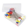 thumbnail image 2 of 50 alfileres rectos de costura de colores para patchwork, alfileres de acolchado, herramienta para manualidades de bricolaje Para mariposas, 2 of 10