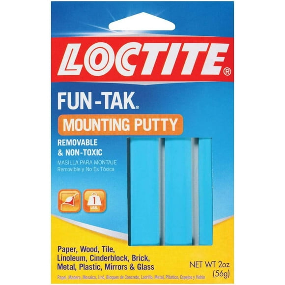 Loctite Fun-Tak Mounting Putty, 2-Ounce (12-Pack)