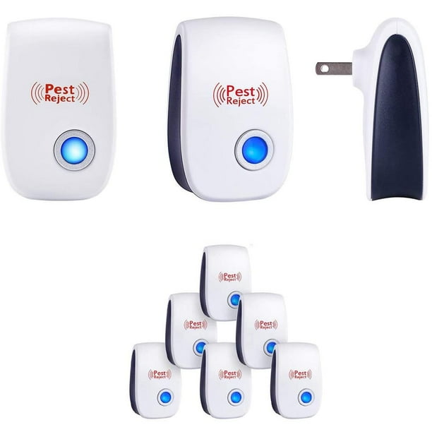 Ultrasonic Pest Repeller 6 Pack, Pest Control Ultrasonic Repellent